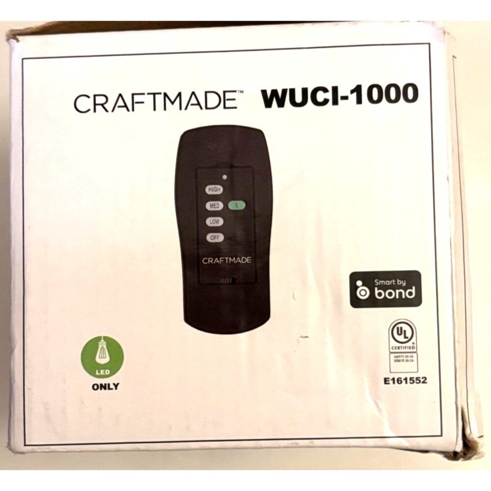 Craftmade 3-Speed Universal Smart‎ WiFi Fan Control LED Lighting Only Compatible - Picture 2 of 11